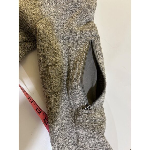 Patagonia better sweater grey fleece pullover 1/4 zip jacket women's small - Picture 5 of 8